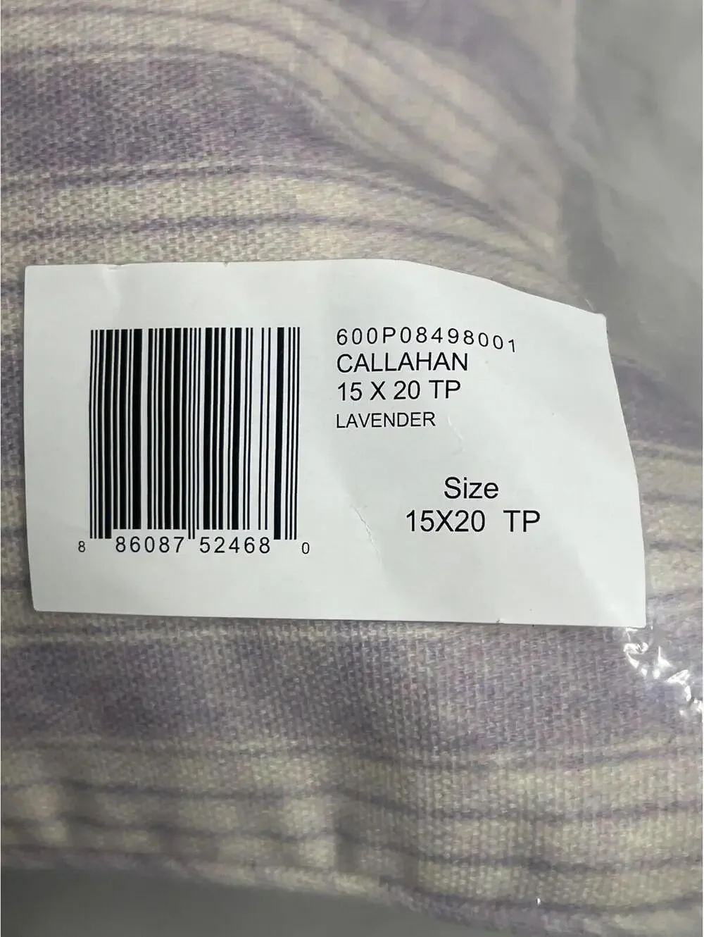 Lauren Ralph Lauren Callahan Throw Pillow Lavender 15x20 Striped Indoor Decor